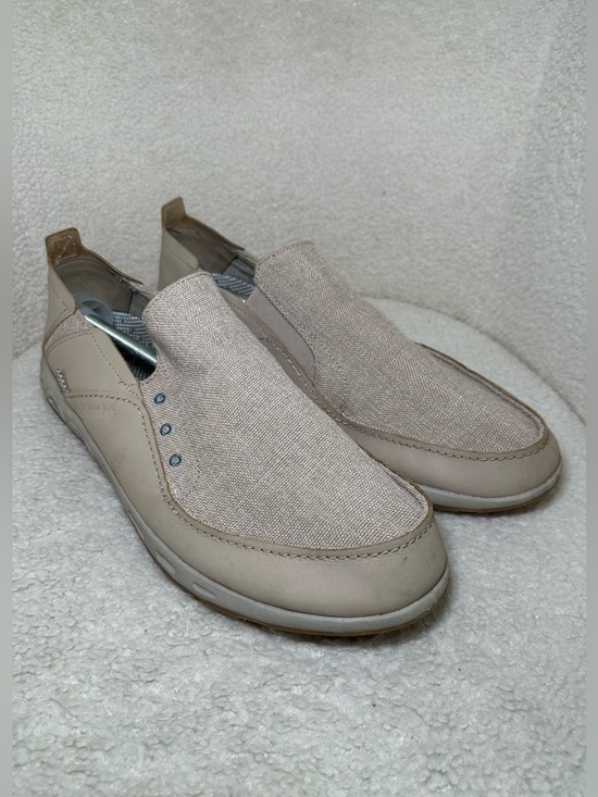 Columbia Other - Columbia PFG Slip-On Loafers Men’s Beige Omni-Grip Boat‎ Shoes Comfort Casual 13